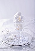 Vegane Baiserplätzchen im Glas (weihnachtlich)