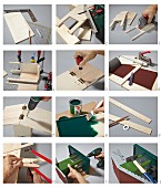 Instructions for building a bird nesting box