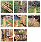 Instructions for building a paling fence