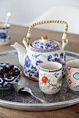 Oriental tea set in various designs