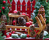 Decorative wooden sleds