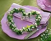 Lily of the Valley Woodruff Heart