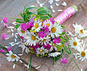 Bouquet with daisies and phlox