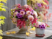 Mixed Autumn Bouquet, Dahlia, Aster, Sedum