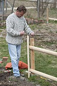 Build garden fence