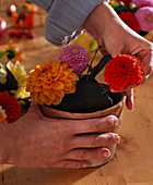 Dahlias arrangement