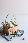 Hand-made paper Easter baskets