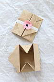 Origami envelope and gift box