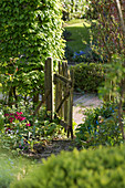 Open garden gate