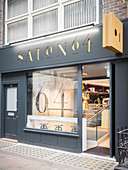 Storefront of Salon 64, London, Great Britain
