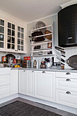 White kitchen in classic country-house style