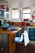 Small ship's kitchen with counter