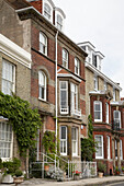 Brick facades in Arundel, West Sussex
