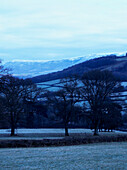 Landschaft in Brecon, Powys, Wales