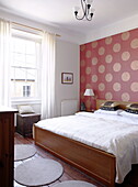 Oriental style bedroom in City of Bath Somerset, England, UK