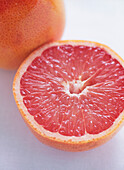 Pink grapefruit half