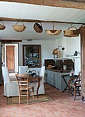 Traditional kitchen in rustic style
