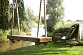 Close up of rope swing