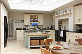 Spacious farmhouse kitchen in Bembridge, Isle of Wight, England, UK