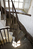 Interior steps in Duncannon lighthouse