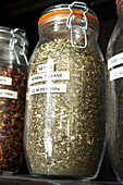 Spices in jars