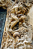 Baroque facade of Palacio del Marqu?s de Dos Aguas houses the National Museum of Ceramics in Valencia