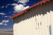 Detail of railroad shack near Bethulie in the Free State in South Africa