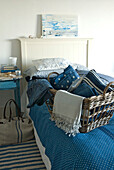 Blaues Schlafzimmer