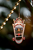 Details of Christmas tree decorations 