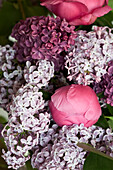Pink flower arrangement Suffolk UK