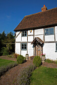 Timber framed cottage with tiled roof in Wokingham Berkshire UK
