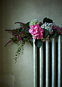 Vintage Blooms - Flower bouquet on a radiator