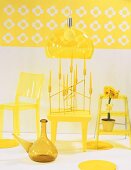 Yellow furniture