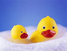 Two bath ducks