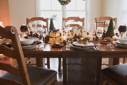 Gedeckter Tisch zu Weihnachten (USA)