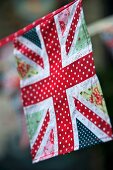 A patchwork Union Jack