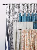 Various curtain fabrics