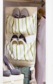 Hanging shoe organizer