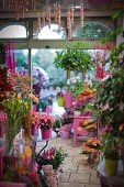 View into florist shop