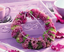 Ornamental cabbage wreath
