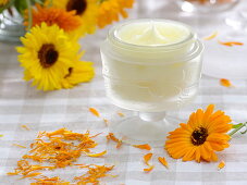 Homemade marigold ointment