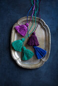 Hand-made tassels in various colours