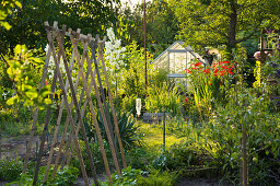 Vegetable Garden With Greenhouse