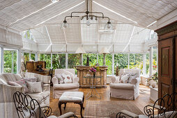 Sun-drenched conservatory