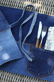 DIY-Platzsets aus alten Jeans