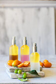 No-emu lotion with kumquats and oranges for dry skin