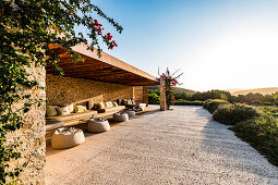 lounge area at the Finca Son Gener near Arta, Mallorca, Balearic Islands, Spain