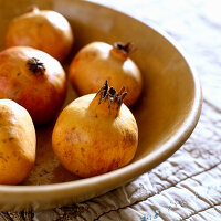 Pomegranates in a bowl