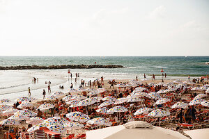 Sunny Tel Aviv beach (Israel)