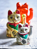 Maneki-neko fortune cats